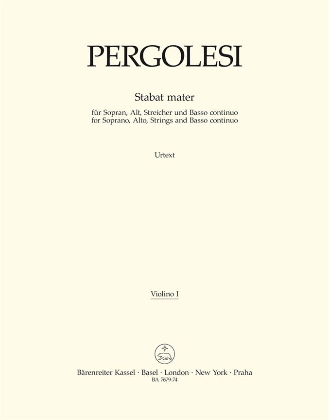 Pergolesi: Stabat mater (Viool 1)