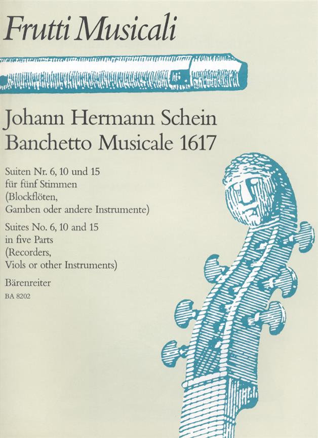 Johann Hermann Schein: Banchetto musicale 1617 for five Instruments(Banchetto musicale 1617)