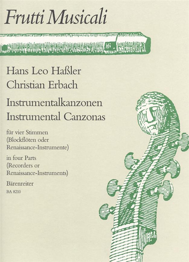 Hassler: Instrumentalkanzonen zu vier Stimmen