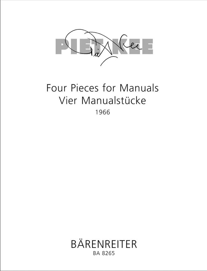 Kee: Four Pieces for Manuals