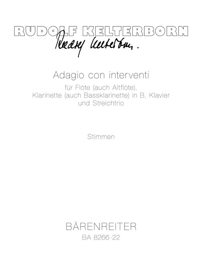 Kelterborn: Adagio con interventi (2000)