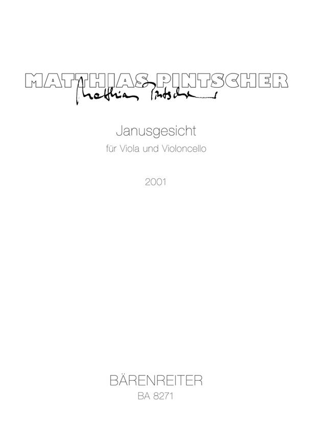 Pintscher: Janusgesicht for Viola und Violoncello
