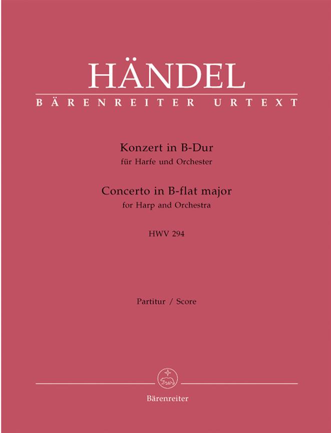 Handel: Concerto for Harp and Orchestra in B-flat Major op. 4/6 HWV 294