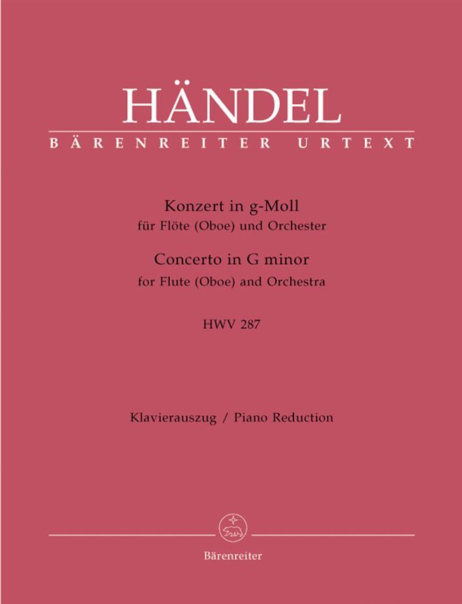 Handel: Konzert in g-Moll Fur Flöte (Oboe) und Orchester - Concerto in G minor for Flute (Oboe) and Orchestra