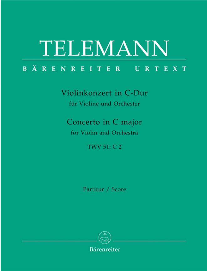 Konzert in C-Dur fuer Violine und Orchester - Concerto in C major for Violin and Orchestra