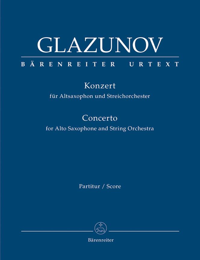 Alexander Glazunov: Concerto(E flat major)