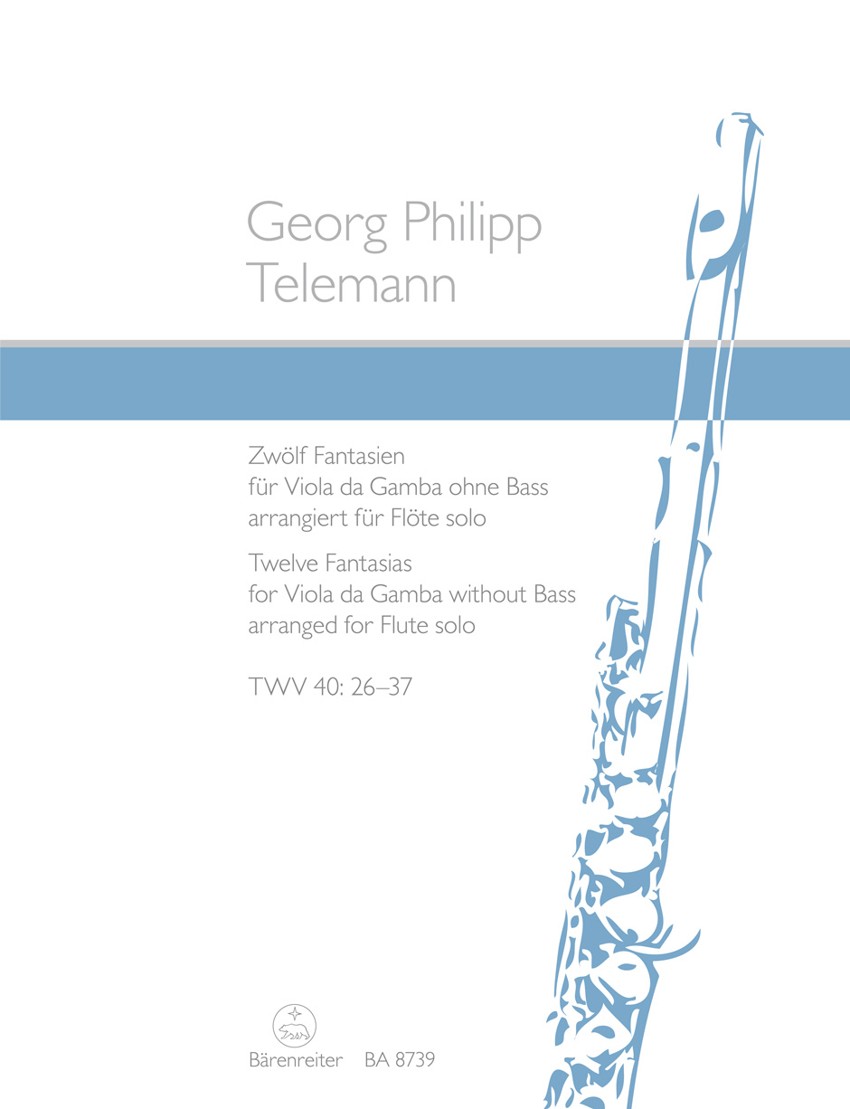 Telemann: Twelve Fantasias for Viola da Gamba without Bass TWV 40:26–37 (Fluit)