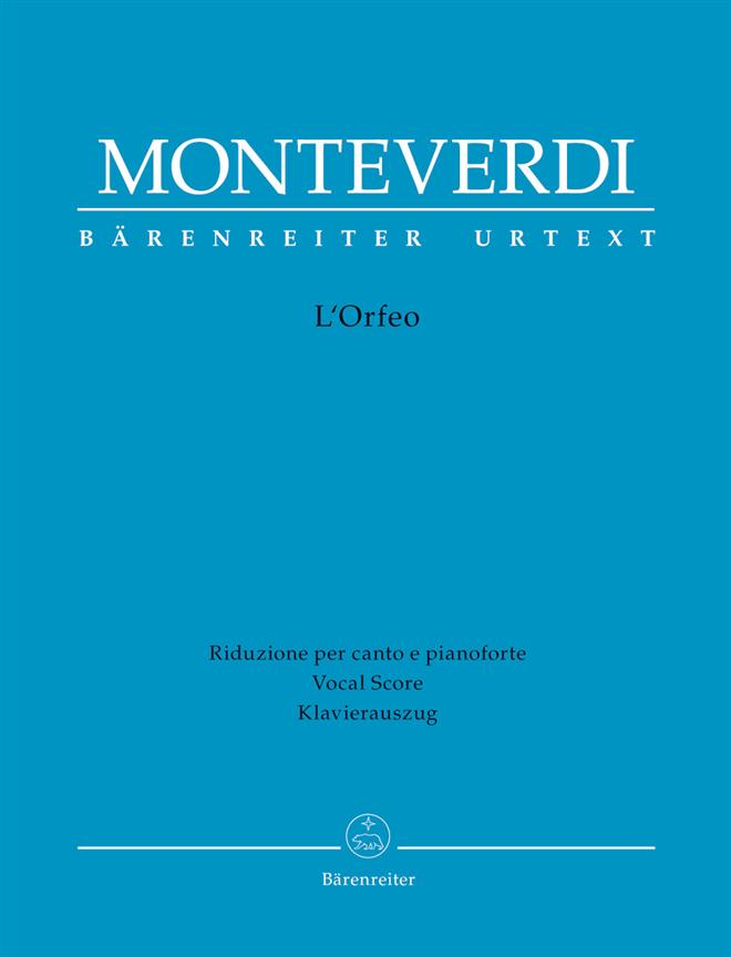 Claudio Monteverdi: L'Orfeo (Vocalscore)