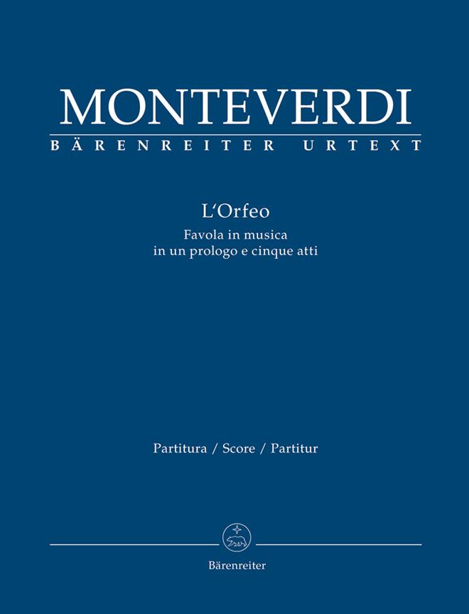 Claudio Monteverdi: L'Orfeo (Partituur)