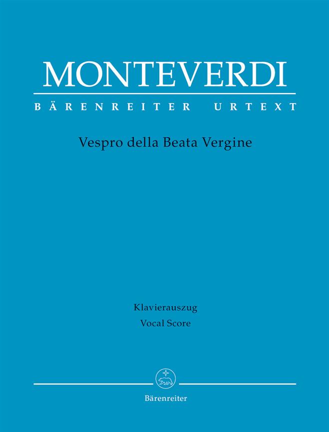 Monteverdi: Vespro Della Beata Vergine Marienvesper (Vocal Score)