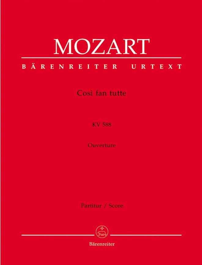 Mozart: Ouvertüre zu Cosi fan tutte KV 588 (Partituur)