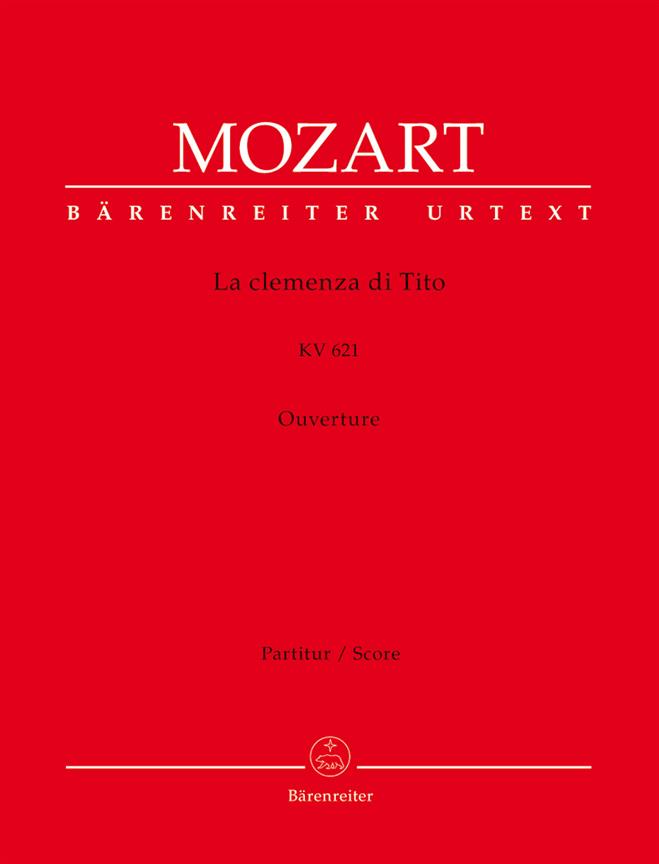 Mozart: Ouverture La clemenza di Tito KV 621 (Partituur)