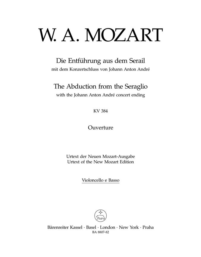 Mozart: Overture Die Entführung aus dem Serail KV 384