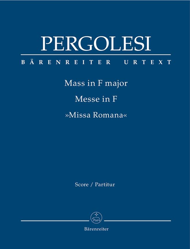 Pergolesi: Mass in F major - Missa Romana (Partituur)