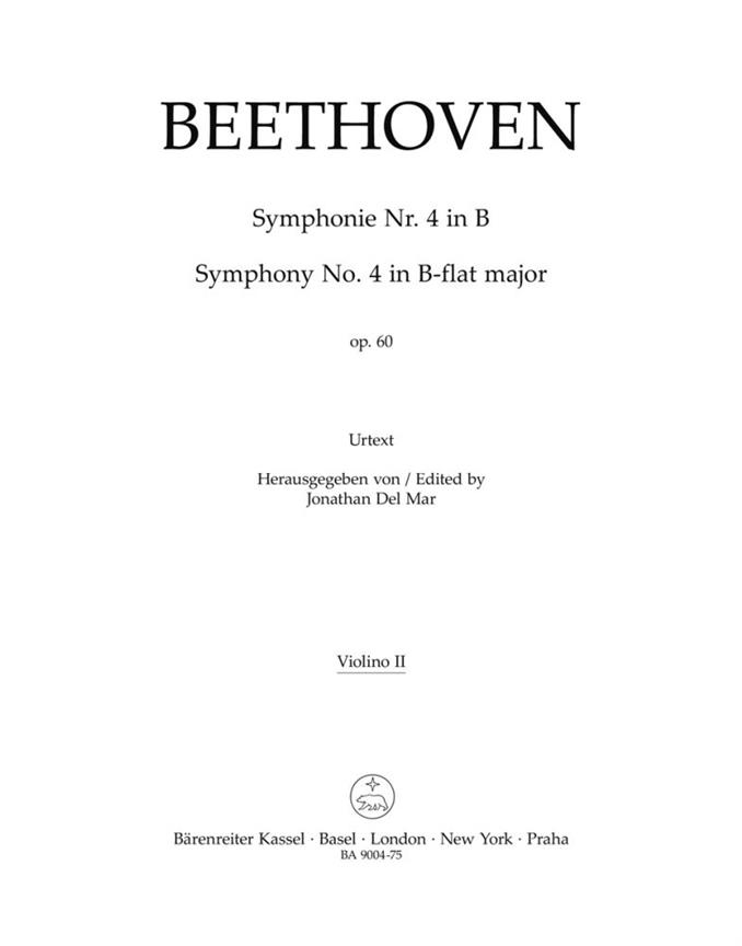 Beethoven: Symphonie Nr. 4 B-Dur op. 60