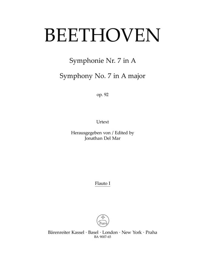 Beethoven: Symphony no. 7 in A major op. 92