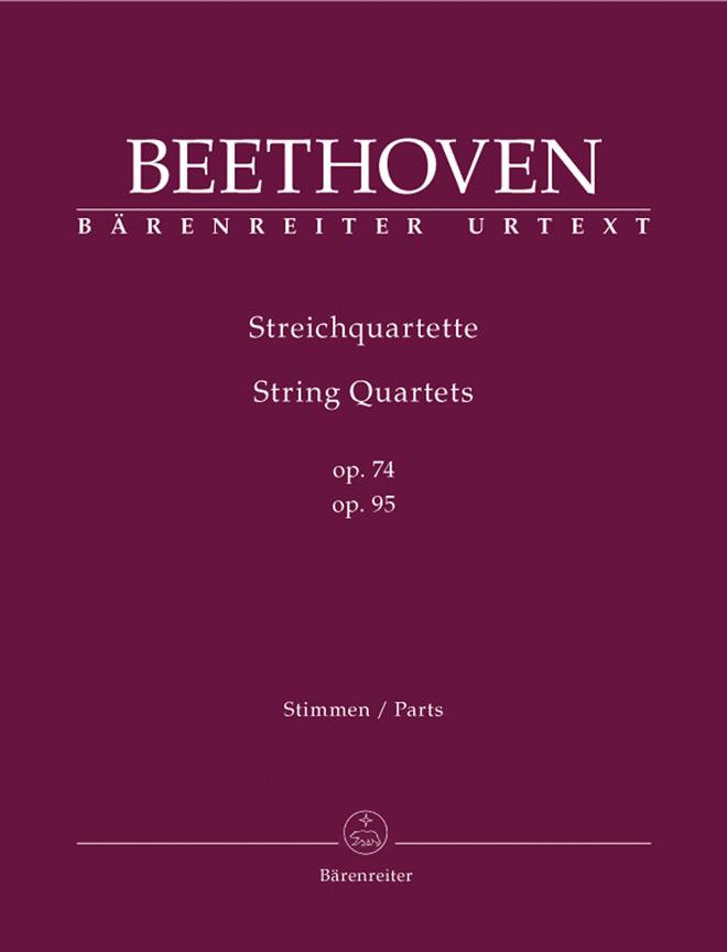Beethoven: Streichquartetten Op.74 95 (Partituur)