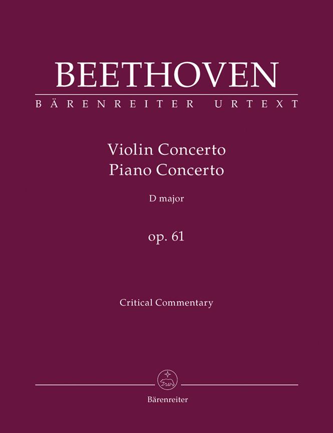 Beethoven: Concerto for Violin and Orchestra in D major op. 61
