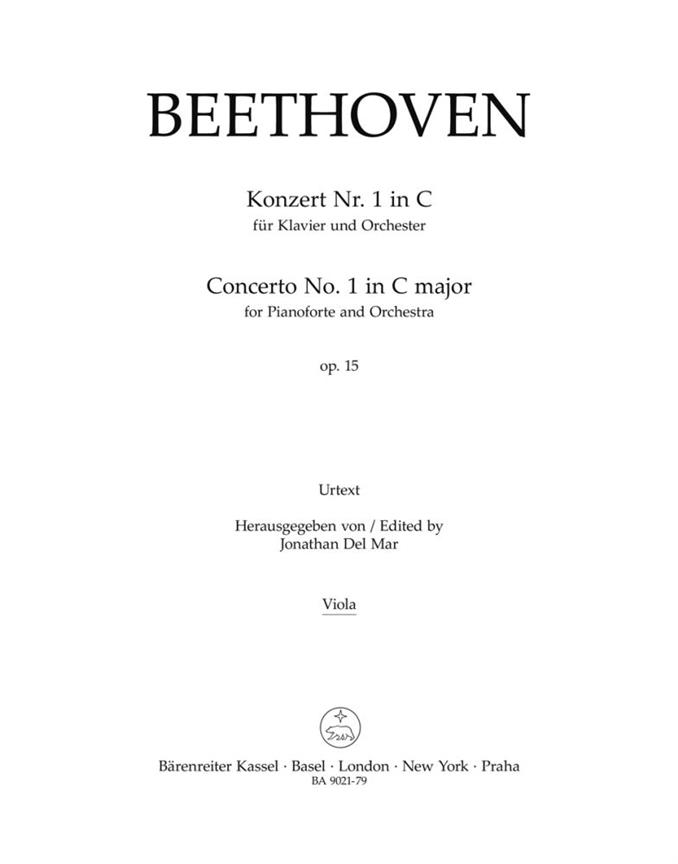 Beethoven: Concerto for Pianoforte and Orchestra no. 1 in C major op. 15