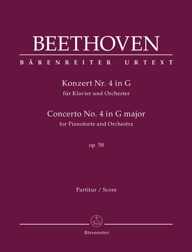 Beethoven: Concerto for Pianoforte and Orchestra no. 4 in G major op. 58