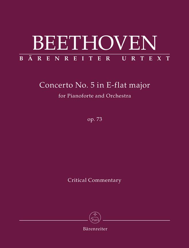 Beethoven: Concerto for Pianoforte and Orchestra no. 5 in E-flat major op. 73