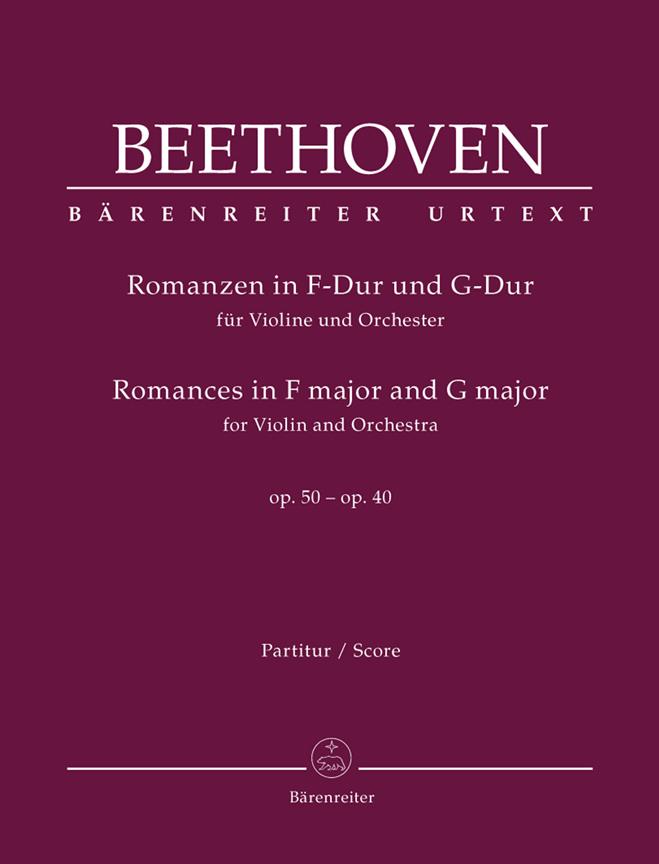 Beethoven: Romanzen in F-Dur und G-Dur für Violine und Orchester op. 50, 40