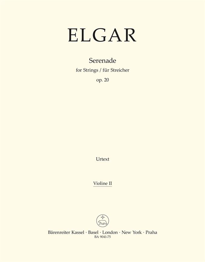 Edward Elgar: Serenade fur Streicher op. 20