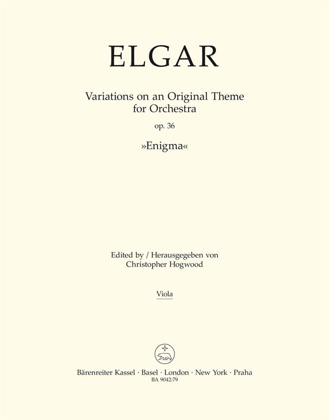 Edward Elgar: Variations on an Original Theme for Orchestra op. 36 Enigma