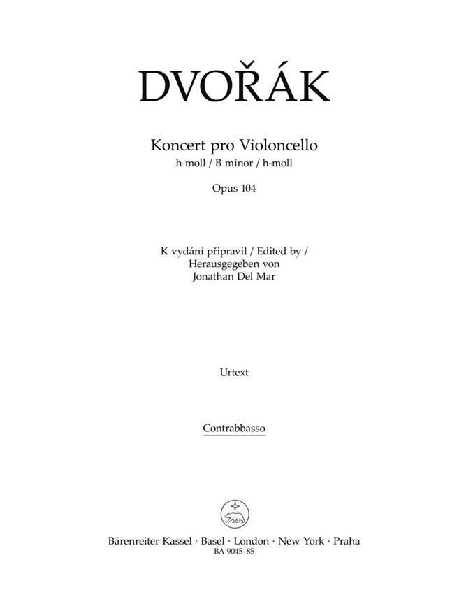 Antonín Dvorák: Konzert für Violoncello und Orchester h-Moll op. 104