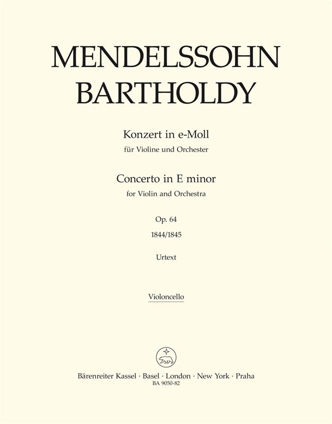 Mendelssohn: Konzert für Violine und Orchester e-Moll op. 64