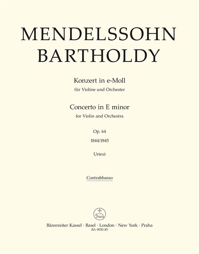 Mendelssohn: Konzert für Violine und Orchester e-Moll op. 64