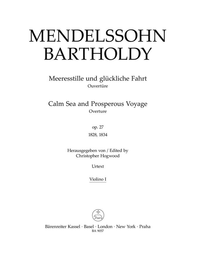 Mendelssohn: Meeresstille und glückliche Fahrt op. 27