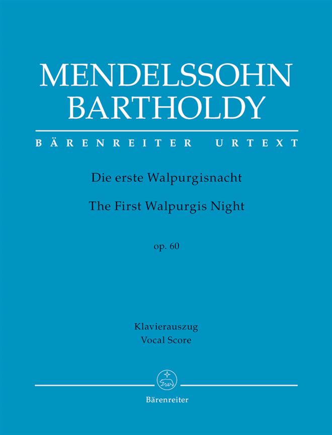 Mendelssohn: Doe Erste Walpurgisnacht Op. 60 (Vocal Score)