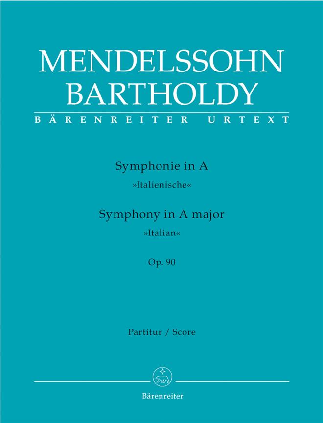 Mendelssohn: Symphonie 04 A Op.90 Italian (Partituur)