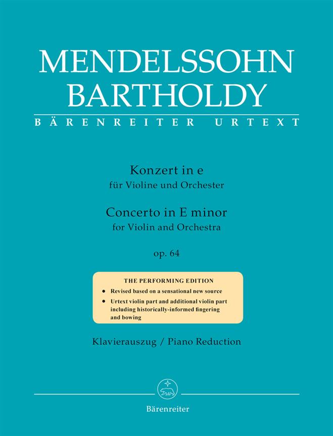 Mendelssohn: Concerto for Violin and Orchestra E minor op. 64