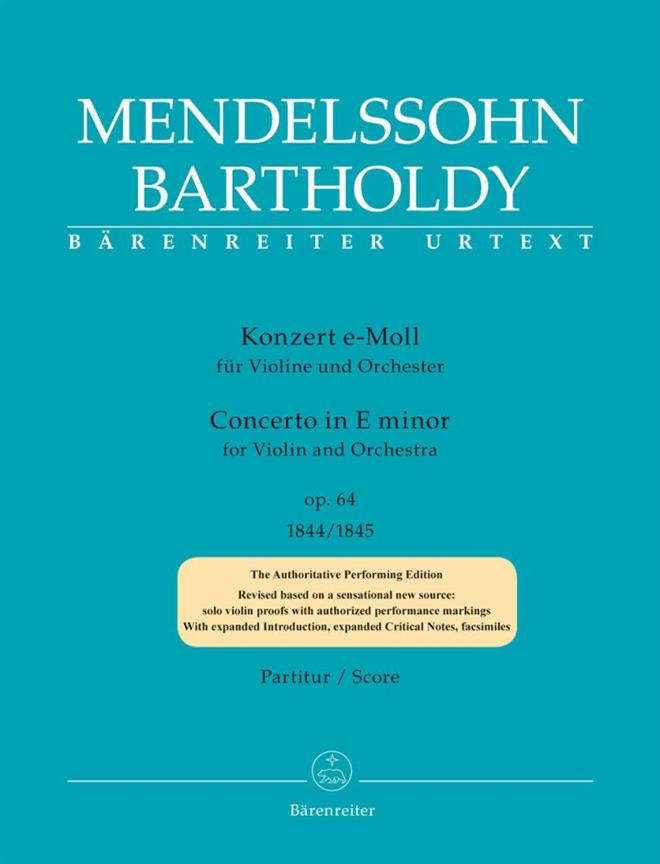 Mendelssohn: Concerto for Violin and Orchestra E minor op. 64