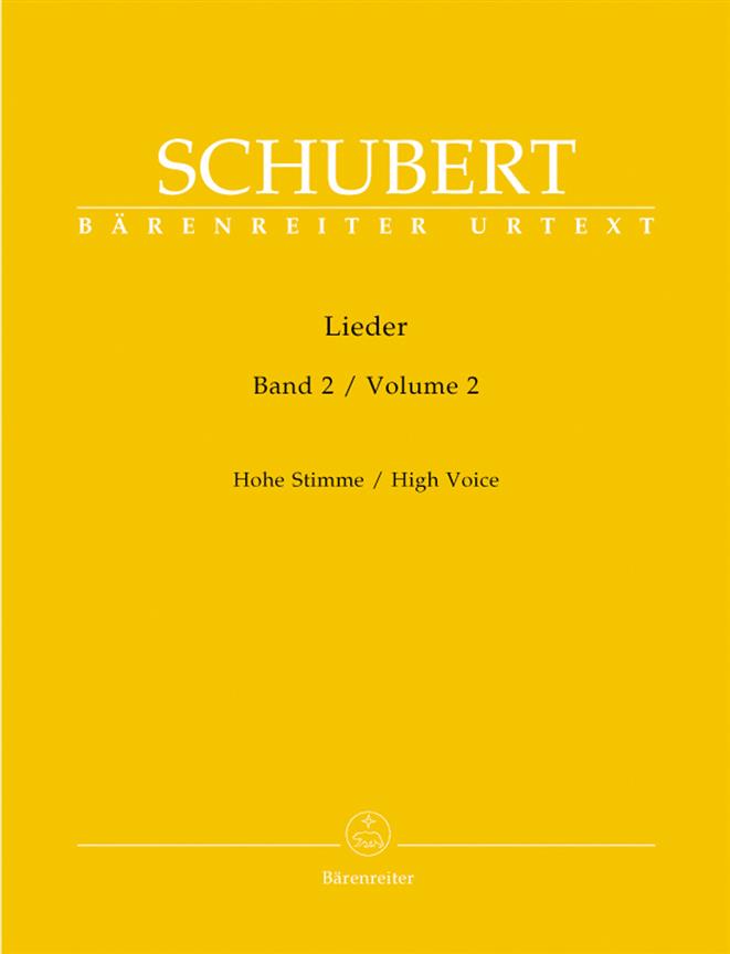 Franz Schubert: Lieder Band 2 Sopraan (Baerenreiter)