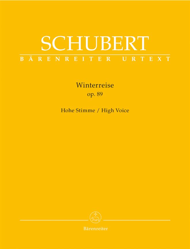 Franz Schubert: Winterreise Op.89 Hohe Stimme/High Voice