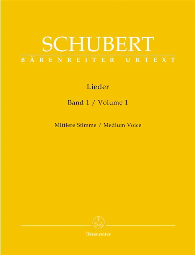 Franz Schubert: Lieder Band 1 Mezzo-Sopraan (Baerenreiter)