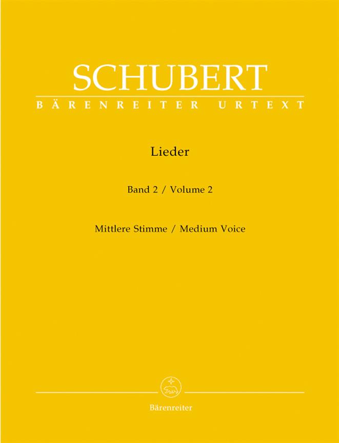 Franz Schubert: Lieder Band 2 Mezzo-Sopraan (Baerenreiter)