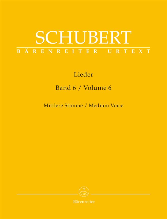 Franz Schubert: Lieder Band 6 Mezzo-Sopraan (Baerenreiter)