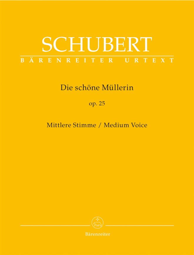 Schubert: Die schöne Müllerin Op. 25 (Mezzo-Sopraan, Piano)