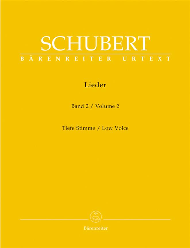 Franz Schubert: Lieder Band 2 Alt/Bas (Baerenreiter)