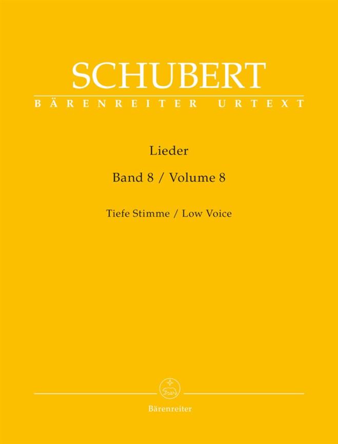 Franz Schubert: Lieder Band 8 Alt/Bas (Baerenreiter)