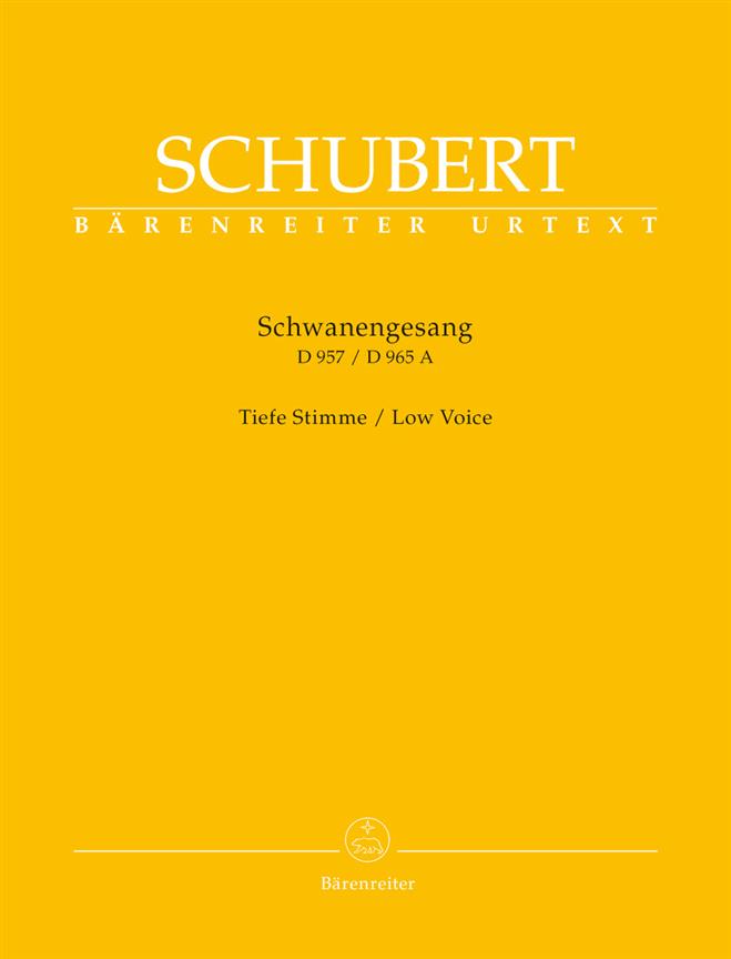 Franz Schubert: Lieder Band 7 Tiefe Stimme/Low Voice