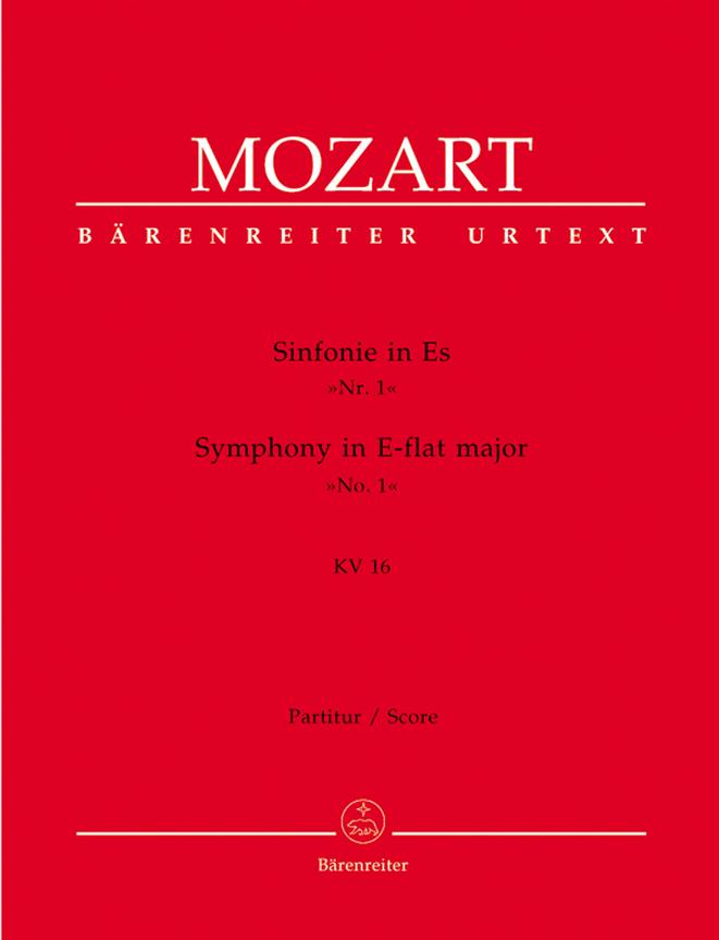 Mozart: Symphony no. 1 E-flat major K. 16 (Partituur)