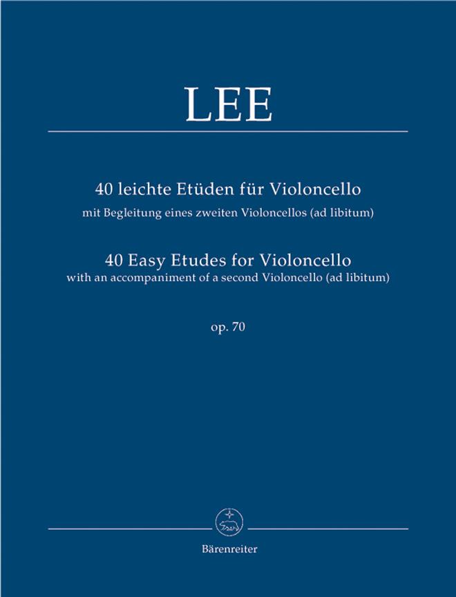 Sebastian Lee: 40 Leichte Etudes Op.70