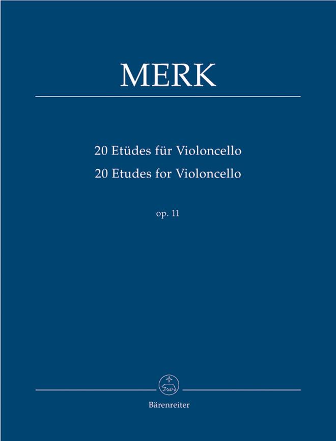 Jospeh Merk: 20 Etudes for Violoncello op. 11