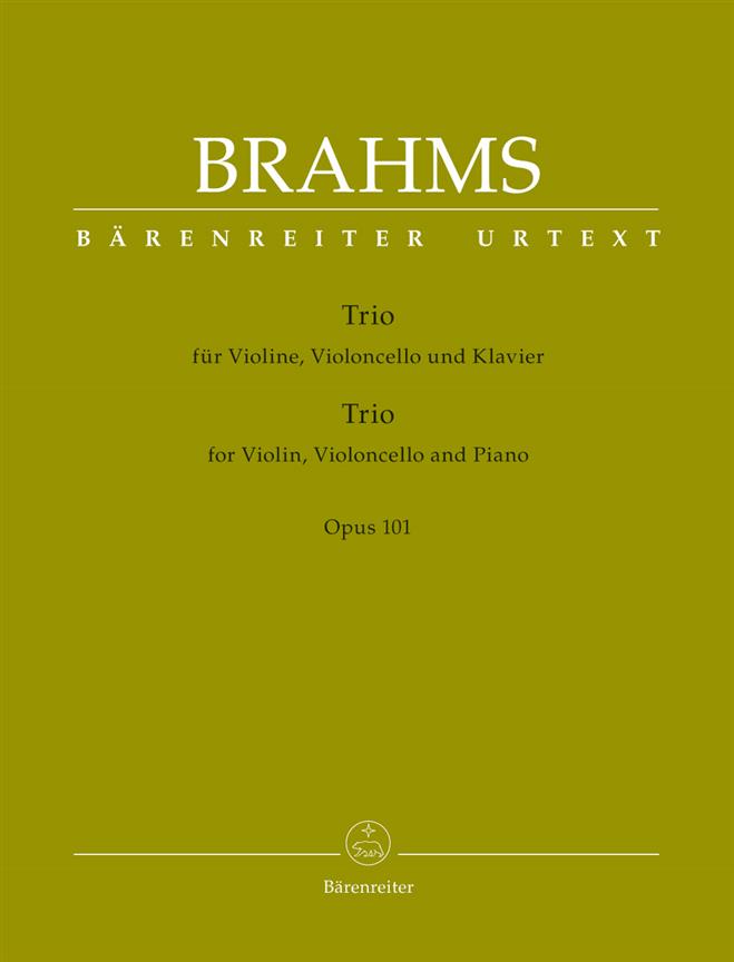 Brahms: Trio for Violin, Violoncello And Piano Op. 101