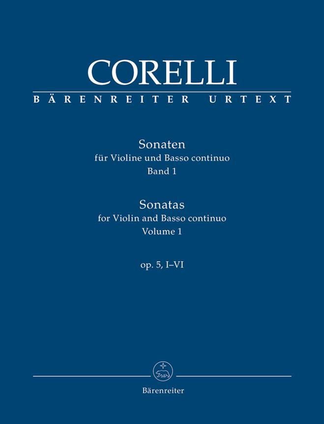 Corelli: Sonaten für Violine und Basso continuo op. 5, I-VI